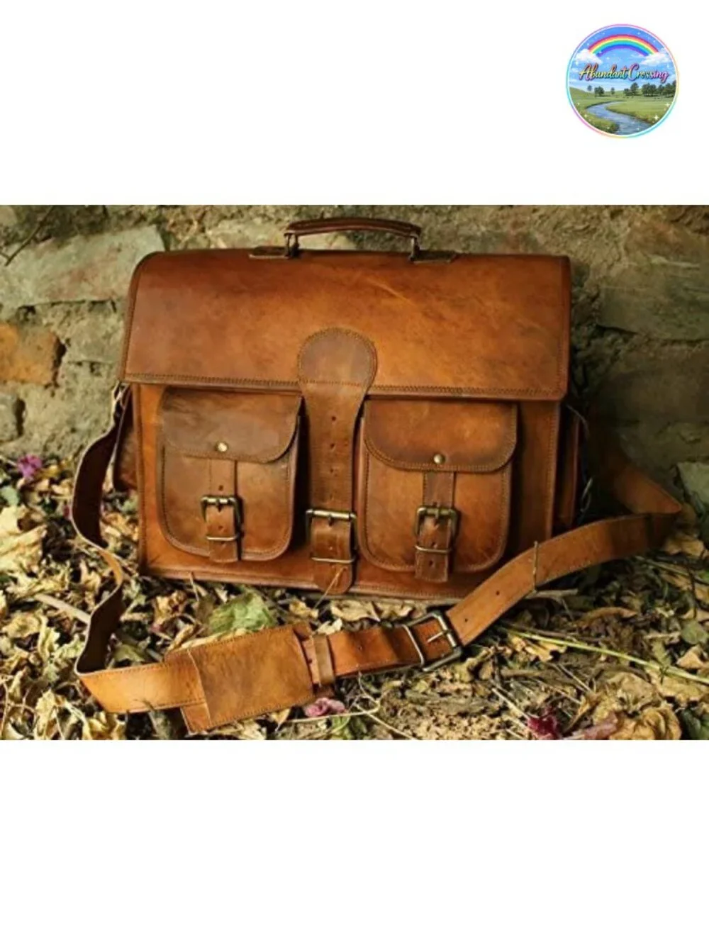 Genuine Leather Vintage Laptop Messenger Handmade Briefcase Bag Satchel